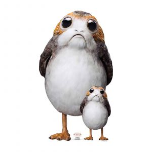 Star Cutouts Figurine en carton taille réelle Porg Star Wars VIII H 72 CM