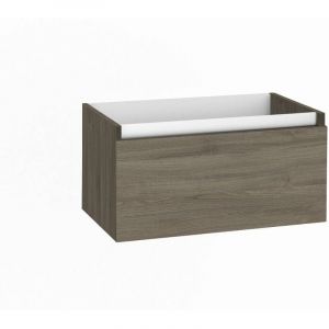 Meuble sous-vasque PERTH 70 cm - 1 tiroir - chêne cendré