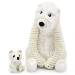 Les Déglingos Peluche Grobidou maman et bébé Les Ptipotos (31 cm)