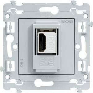 Hager Kallysta HDMI Prise traversante WK263