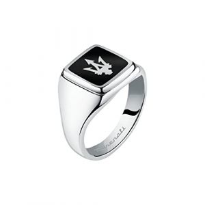 Maserati Jewels Bague Homme, en acier, émail - JM222AVD070