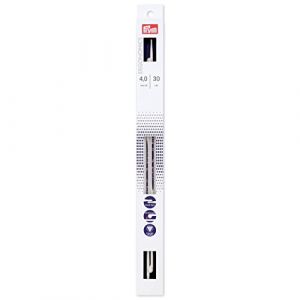 Prym 190 304 Single-Point Ergonomic Knitting Needle 4mm/30cm, White, One Size