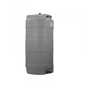 Cuve 2000l Aérienne De Récupération D'eau - Réservoir Vertical Gris - Elbi Cv2000