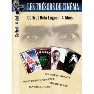 Les Trésors du cinéma : Collection Bela Lugosi - 4 films - Plan 9 from outer space + Les morts-vivants (White Zombie) + The Devil bat + Invisible Ghost / Coffret 4 DVD