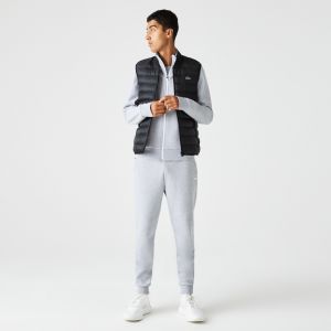 Image de Lacoste Doudoune homme sans manche d&eacute;perlante avec rembourrage Taille 52 Noir