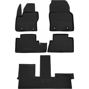 Walser Tapis en caoutchouc xtr pour Ford Grand C-Max, 7 places 12/2010-2019