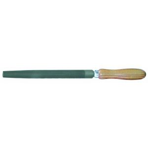 Image de Outifrance 9970081 - Lime demi-ronde bâtarde, manche bois, long. 250mm