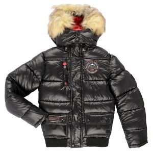 Geographical Norway Doudounes enfants BUGS Noir - Taille 8 ans,10 ans,12 ans,14 ans,16 ans