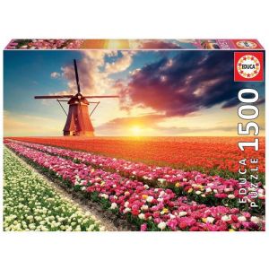 Educa Puzzle - 1500 CHAMPS DE TULIPES