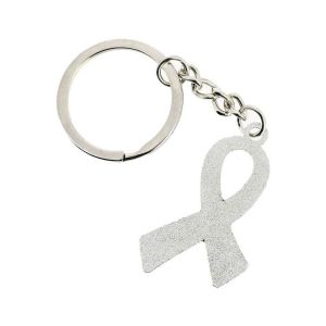 Clj Charles Le Jeune Porte cl&eacute; Porte-cl&eacute;s Ruban Rose - Cancer du sein - Octobre Rose