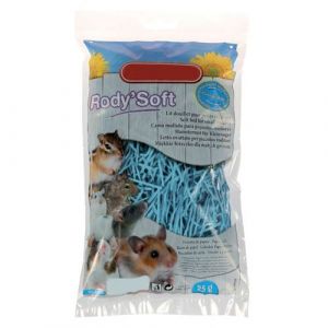 Animallparadise Lit douillet pour hamster, fibre papier, sac t de 25 gr, couleur aléatoire