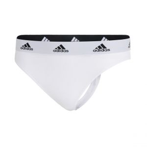 Eminence String femme Coton Logo Adidas blanc