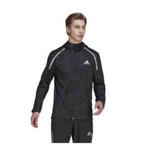 Adidas Veste impermeable running marathon noir homme m