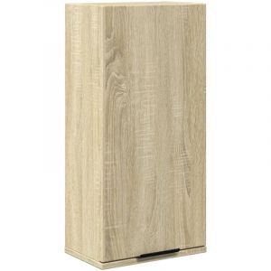 VidaXL Armoire de salle de bain murale Chêne sonoma 32x20x67 cm, armoire de rangement de salle de bain, armoire de bain, meuble de rangement de salle de bain