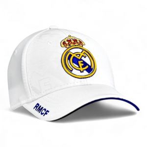 Real Madrid Gorra Nº 3 Casquette de Baseball, Blanc, 58 Mixte