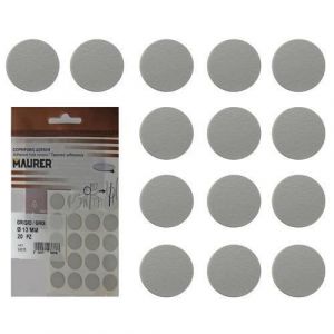 Image de Maurer Cache-vis adhésifs gris (blister 20 unité