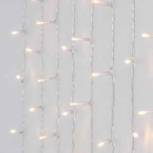 Rideau lumineux &agrave; 8 fonctions - 400 LED - 1.9x1.9M&egrave;tre - D&eacute;coration de No&euml;l