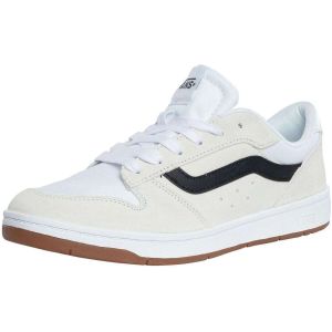 Vans Homme Ryland Ls Basket, Toile en Daim Blanc et Noir, 43 EU