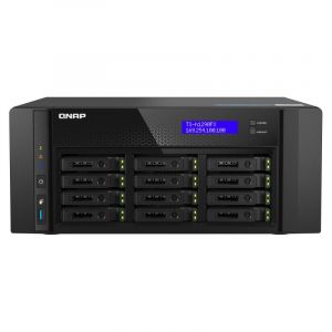 Qnap NAS EPYC 7302P TS-h1290FX tour avancé 128 Go 12 baies U.2 NVMe PCIe Gen4/SATA 2x25GbE