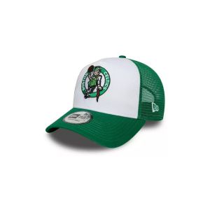 A New Era New Era A-Frame Mesh Trucker Cap - Sidepatch Boston Celtics