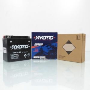 Kyoto Batterie pour Scooter Peugeot 400 Metropolis Rs 2013 &agrave; 2020