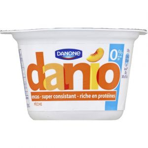 Danone Danio - Sp&eacute;cialit&eacute; laiti&egrave;re p&ecirc;che 0% MG