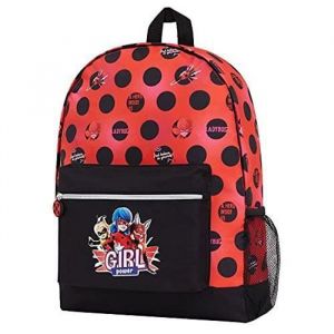 Sac À Dos - Miraculous Ladybug - Sport École - Noir-Fille