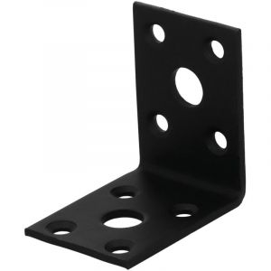 Suki Equerre acier zingu&eacute; noire Magnodur 50x50x35