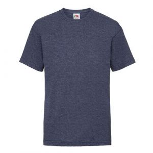 Fruit Of The Loom - T-Shirt à manches courtes - Enfant (9-11 ans) (Bleu marine vintage chiné) - UTBC329