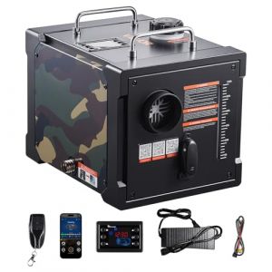 VEVOR Chauffage Diesel 8 kW DC 12 V/24 V, Réchauffeur d'Air Diesel Tout-en-Un Portable, avec Contrôle par Application Bluetooth, Télécommande et Écran LCD, Réservoir 7 L, pour Camion Camping-car