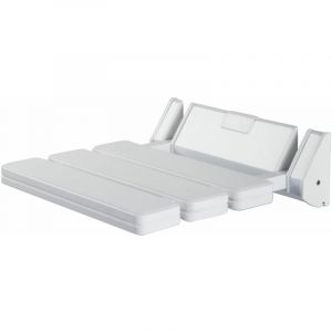 Allibert Si&egrave;ge de douche PMR &agrave; fixer au mur USIS blanc