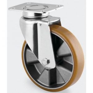 Roulette Aluminium Pivotante DiamÃ¨tre Roue 125 Mm