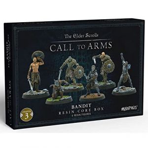Modiphius Entertainment | The Elder Scrolls: Call to Arms | Bandit Core Set | Miniature Game | Unpainted