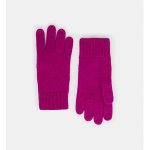 Galeries Lafayette Gants Slubon cachemire femme Violet - Couleur Violet - Taille Taille unique