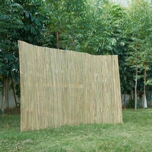 Canisse en bambou Baarle 150 x 500 cm naturel