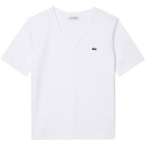 Lacoste T shirt Crocodile Femme Blanc