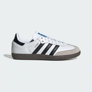 Adidas Samba OG J ftwr white/core black/gum 5 Originals, Footwear, blanc, taille: 37.333 - Couleur blanc - Taille 37.333