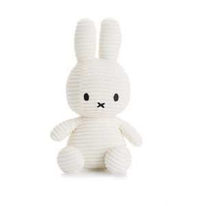 Peluche velours côtelé 23 cm Bon Ton Toys Miffy ECO