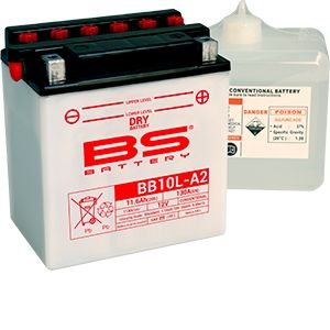 Image de BS Battery Batterie BS BB10L-A2 conventionnelle livrée avec pack acide