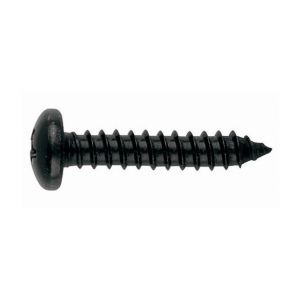 Image de Index + 250 vis à tôle PH2, tête bombée 4,8 x 22 mm zingué noir pour tôle et PVC - TZN814822