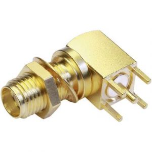 Teleg&auml;rtner Connecteur SMA Embase femelle horizontale J01151A0201 pour circuits imprim&eacute;s 50 1 pc(s)
