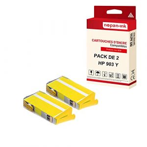 NOPAN-INK - x2 Cartouche compatible pour HP 903 XL 903XL Jaune ()