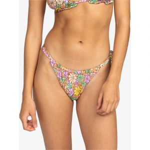Roxy All About Sol Cheeky Tie Side - Bas de bikini femme Root Beer All About Sol Mini XL