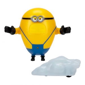 Minions Despicable Me 4 Speed Burst Mega Dave Action Figure | Pull Mega Dave Back for A Burst of Speed | Collect All 5 | All with A Different Play Feature and Accessories