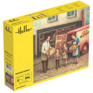 Image de Heller Maquette figurines - Famille d'&eacute;piciers - 1/24
