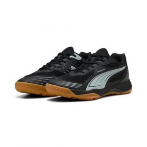Puma Mixte Solarflash III Chaussure de Terrain intérieur, Noir, Gris Clair Froid, 42.5 EU