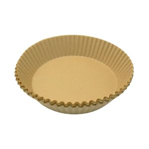 Fackelmann 42687 Moule en Papier pour air Fryer, Moule pour friteuse à air Chaud, Moule pour friteuse sans Huile, Papier air Fryer, 50 pièces, Rond, Papier, 20 x 4,5 cm