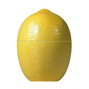 Fackelmann 47375 Boîte Fraicheur, Plastique, Jaune, 22 x 8 x 7,5 cm