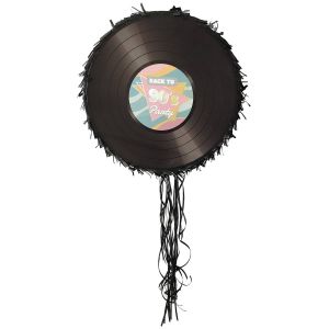 Party Pro Piñata vinyle années 90 - Couleur Noir