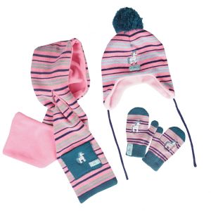 Ensemble d'hiver en polaire bébé fille Horka Jolly
